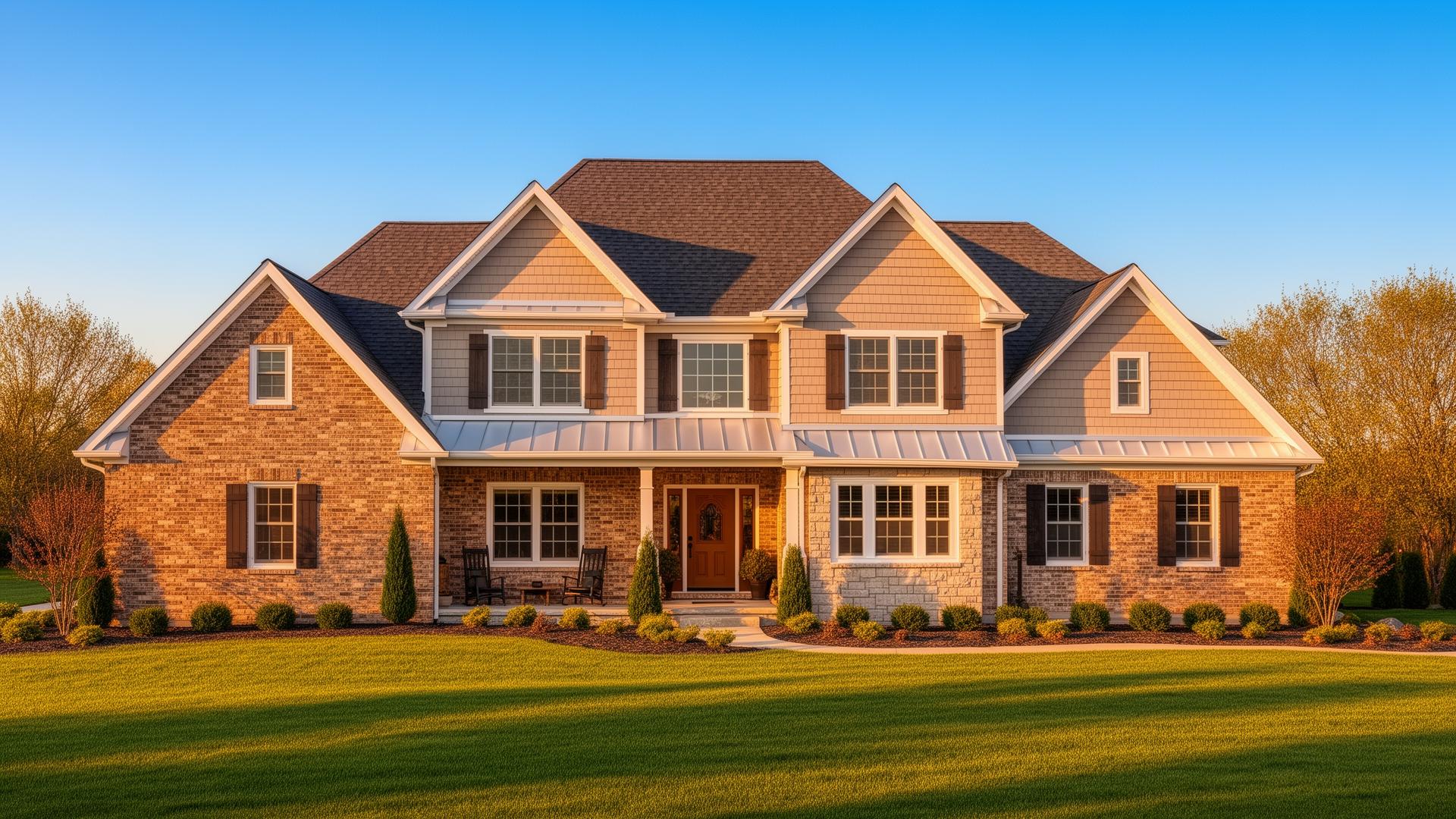Indiana home with a flawless new roof